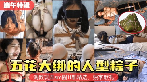 端午特辑五花大绑的人型粽子